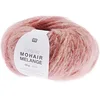 Image de Rico Design Creative Mohair Melange Laine mohair dégradé de couleur 50 g 60 m Épaisseur des aiguilles 8 mm (07 rose)