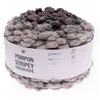 Image de Fil à tricoter Pompon Stripey Dégradé 400GR - Rico Design. Color : 0006 Gris