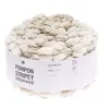 Image de Fil à tricoter Pompon Stripey Dégradé 400GR - Rico Design. Color : 008 -ecru