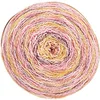 Image de Bobbel Cotton Dégradé de couleurs Rico Creative Cotton Stripes 07 candy, 250 g de laine de coton pour crochet ou tricot