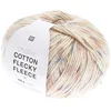 Image de Fil en coton mélangé Rico Creative Cotton Flecky - Couleur 03 - Laine colorée avec pois colorés pour tricot ou crochet