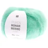 Image de Laissez-vous Envelopper de Luxe : Pelote de Laine FASHION MOHAIR MERINO CHUNKY - Rico Design. Color : 021 Vert Turquoise