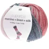 Image de Laine à chaussette Superba Merino + Linen + Silk 4 fils - 100 gr - Rico Design