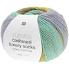 Image de Rico Design Pelote de Laine à Chaussettes Superba Cashmeri Luxury Socks 4 Fils - 100g Douceur et Luxe pour Vos Pieds