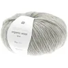 Image de Essential Organic Wool Laine 50 g   Couleur : 4   Gris   Fil flammé léger et doux pour tricot d'hiver