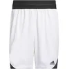 Image de adidas Homme Basketball Icon Squad Short Aeroready, White/Black, M