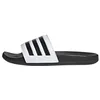 Image de adidas Mixte Adilette Comfort Slides, Cloud White/Core Black/Core Black, 46 EU