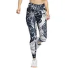 Image de adidas Opt Flower 7/8T HD4459 Collant d'entraînement Magique Mauve pour Femme, Noir/Transparent, S