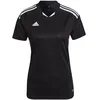 Image de adidas Womens Jersey (Short Sleeve) Con22 MD JSY W, Black/White, HA3541, S EU