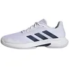 Image de Adidas Homme CourtJam Control Tennis Shoes, Cloud White/Team Navy/Cloud White, 43 1/3 EU
