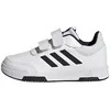 Image de adidas Mixte bébé Tensaur Hook and Loop Shoes, Cloud White / Black / Core Black, 27 EU