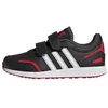 Image de adidas Mixte Enfant VS Switch 3 Lifestyle Running Hook and Loop Strap Shoes, Core Black/Cloud White/Vivid Red, 35 EU
