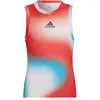 Image de adidas Girls Tank Melbourne Tennis Match Tank Top, White/Vivred/Skyrus, H65510, Size 128