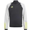 Image de adidas Mixte Enfant Track Top Tiro 23 Competition Training Top, Black/Team Light Grey/Impact Yellow, HU1312, 152