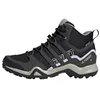 Image de adidas Femme Terrex Swift R2 Mid Gore-TEX Hiking Shoes, Core Black/Solid Grey/Purple Tint, 38 EU