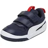 Image de PUMA Multiflex Mesh V Inf, Basket, Peacoat White-High Risk Red, 21 EU
