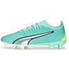 Image de PUMA Men's Sport Shoes ULTRA MATCH FG/AG Soccer Shoes, ELECTRIC PEPPERMINT-PUMA WHITE-FAST YELLOW, 46