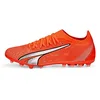 Image de PUMA Men's Sport Shoes ULTRA MATCH MG Soccer Shoes, ULTRA ORANGE-PUMA WHITE-BLUE GLIMMER, 44.5