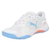 Image de Puma - Chaussures Ultra Play TT pour Homme, Couleur Blanc Menthe poivrée électrique/Jaune Rapide, Taille : 40, Puma White Puma Black Team Bleu Clair, 46.5 EU