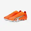 Image de Chaussure de football Ultra Match MG Puma Orange Adulte