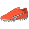 Image de PUMA Play MG Jr Chaussure de Football, Ultra Orange White Blue Glimmer, 38 EU