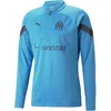 Image de PUMA OM Sweat 1/4 zip Training Bleu Homme 22/23 Bleu XS