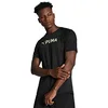 Image de PUMA Fit T-Shirt d'entraînement Ultrabreathe Triblend pour Homme, Black Fizzy Lime Green, S
