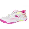 Image de PUMA Unisex Adults' Sport Shoes SOLARCOURT RCT Tennis Shoes, PUMA WHITE-RAVISH-FAST YELLOW, 37