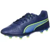 Image de Puma King Match FG/AG Chaussures de Sport Unisexes pour Adultes Persian Blue-Pro Green-Ultra Blue, 42 EU, Persian Blue Pro Green Ultra Blue, 42 EU