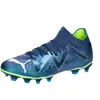 Image de PUMA Chaussures de Football Future Pro FG/AG pour Homme, Persian Blue PUMA White Pro Green, 40.5 EU