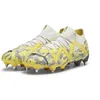 Image de PUMA Future Ultimate Mxsg, Chaussures de Football Unisexe Adultes, Sedate Gris Asphalte Jaune Blaze, 40.5 EU