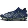 Image de PUMA Femme Future Match FG/AG Wn's Chaussure de Football, Persian Blue White Pro Green, 38 EU