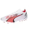 Image de PUMA Homme Ultra Match MG Chaussure de Football, Puma Puma Noir Feu Orchid, 43 EU