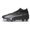Image de Puma Chaussures de Football Ultra Pro FG/AG pour Homme, Puma Black Asphalt, 39 EU