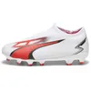 Image de PUMA Ultra Match LL FG/AG JR Chaussure de Football, Puma Puma Black Fire Orchid, 35 EU