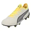 Image de Puma King Ultimate FG/AG Chaussures de Sport Unisexes pour Adultes Alpine Snow-Asphalt-Yellow Blaze, 46 EU, Alpine Snow Asphalt Yellow Blaze, 46 EU