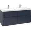 Image de V&B Subway 3.0 Meuble sous lavabo 127,2x57,6x47,8cm, o LE/Gr mon., Mar bl.