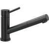 Image de Villeroy & Boch Como Shower Window robinetterie de cuisine haute pression avec douchette extractible et orientable à 120°, installation possible devant une fenêtre, hauteur du bec 120 mm, Anthracite