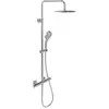 Image de V&B Duschsystem Verve Showers TH, avec inverseur, 3 jets, montage mural, chrome