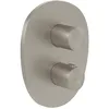 Image de Mitigeur thermostatique encastré 2 voies VILLEROY ET BOCH Antao Brushed Nickel Matt