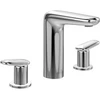 Image de V&B Robinetterie lavabo 3 trous ANTAO bec fixe, avec vidage à pression, chrome
