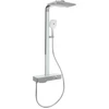 Image de V&B Duschsystem Infinity Showers 413x1055x561mm, angle, montage mural, chrome
