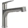 Image de V&B Robinet mitigeur pour évier Junis Sky Shower, mousseur pivotant, noir mat