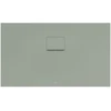 Image de V&B Bac à douche Squaro Infinity 120x70x4 cm, gris mat, uni, coupe à gauche