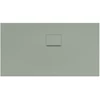 Image de V&B Bac à douche Squaro Infinity 130x70x4 cm, gris mat, installation d’angle droite contre mur