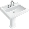 Image de V&B Hommage Lavabo 75x58 cm, P bla C+, 1 trou robinet, trop-plein