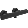 Image de Villeroy & Boch Mitigeur de douche universel avec protection anti-brûlure et verrouillage de sécurité à 38° - Mitigeur de douche en saillie - Rond - Noir mat
