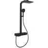 Image de V&B Infinity Showers système de douche 413x1055x561mm, angle, fixation murale, bleu mat