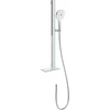Image de V&B Infinity Showers Thermostat de baignoire 210x150x495mm, angle, mural, noir mat