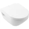 Image de WC suspendu sans bride VILLEROY ET BOCH Architectura Twistflush rond avec abattant